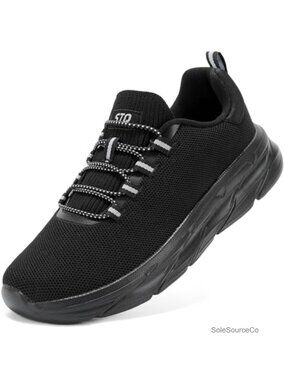 Slip On Sneakers Cushioned Sole Comfortable Walking Shoes
